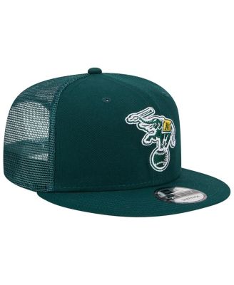 Men's Green Oakland Athletics Cooperstown Collection Team Color Trucker 9FIFTY Snapback Hat
