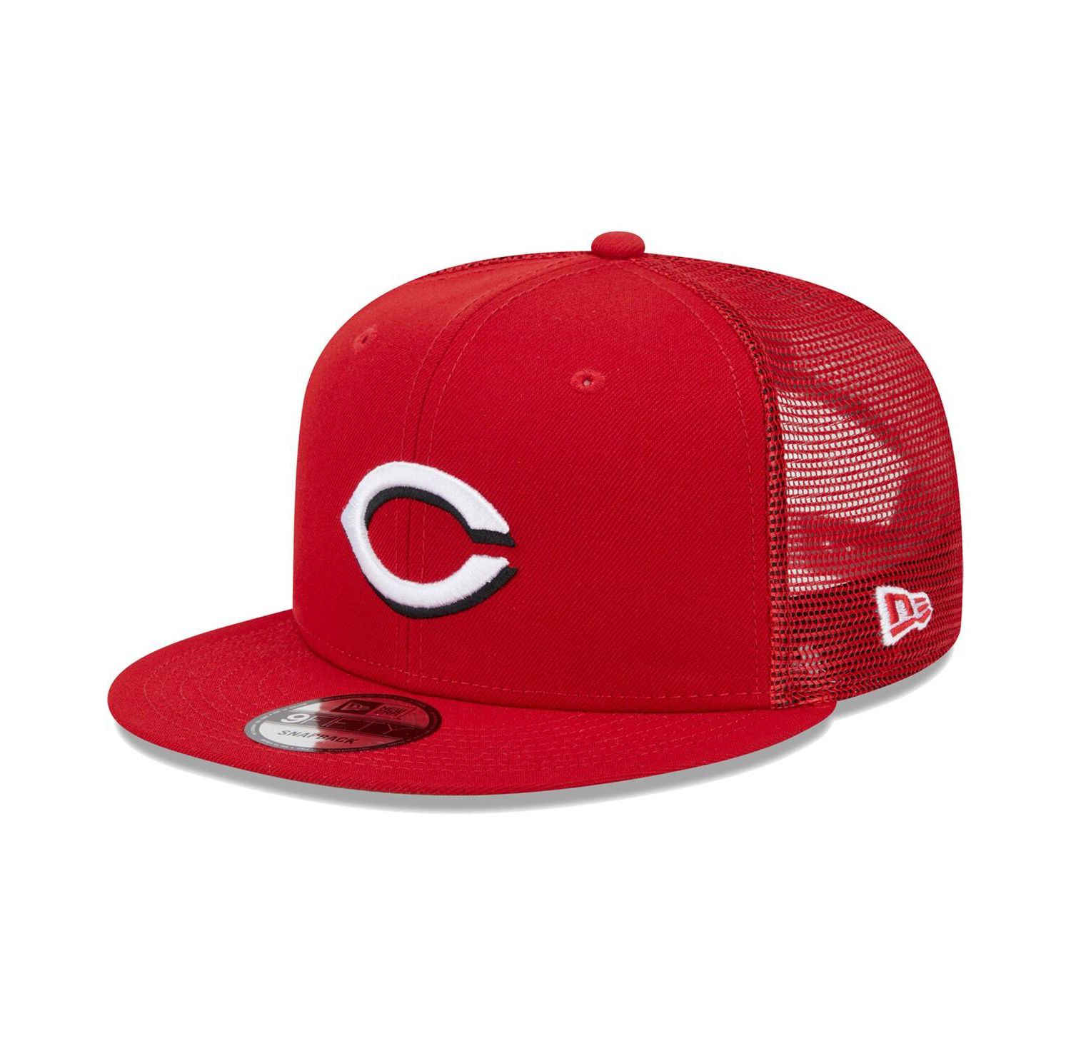 Men's Red Cincinnati Reds Team Color Trucker 9FIFTY Snapback Hat