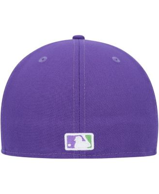 Men's Purple Pittsburgh Pirates Lime Side Patch 59FIFTY Fitted Hat