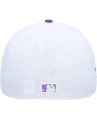 New Era Men's White Texas Rangers 40th Anniversary Side Patch 59FIFTY Fitted Hat