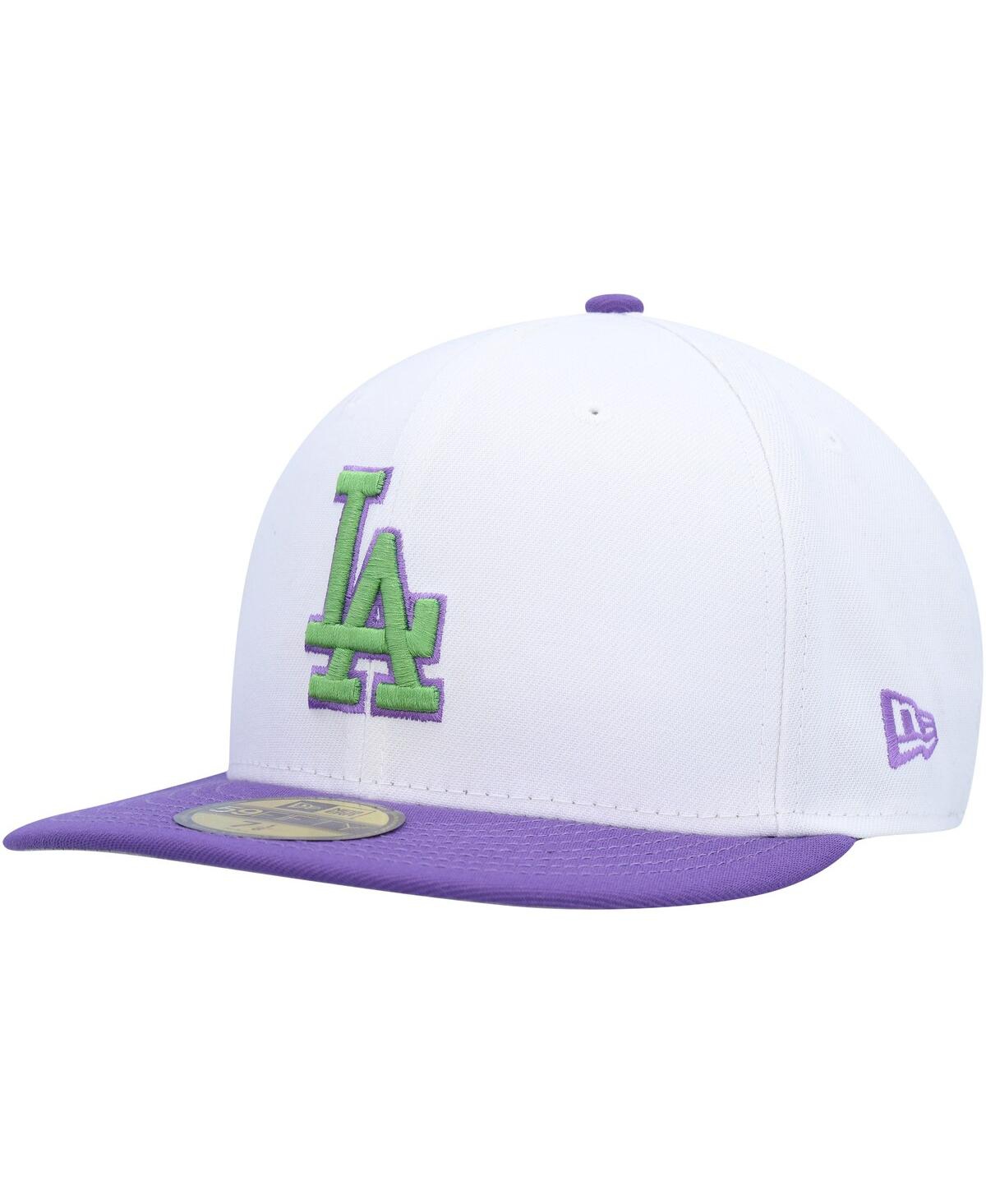 Men's New EraLos Angeles Dodgers 2020 World Series Side Patch 59FIFTY Fitted Hat - White
