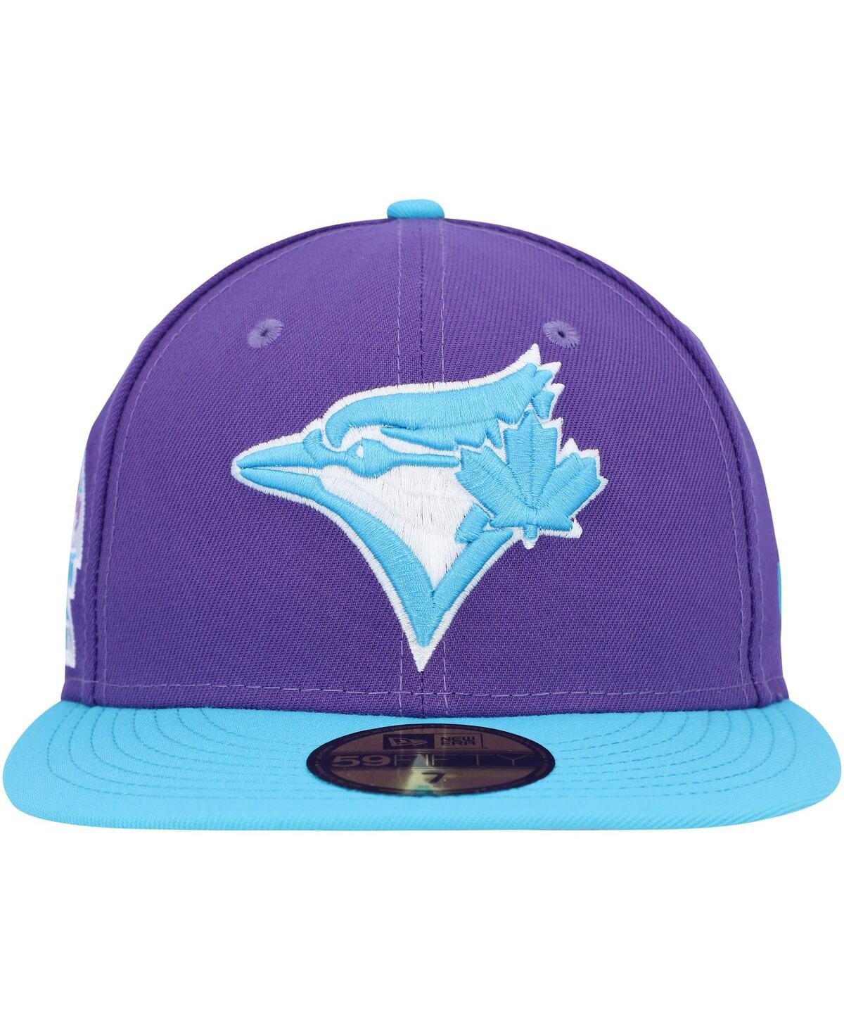 Men's New EraToronto Blue Jays Vice 59FIFTY Fitted Hat - Purple