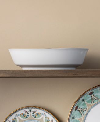 Serene Garden Oval Vegetable Bowl, 9.75", 46 oz