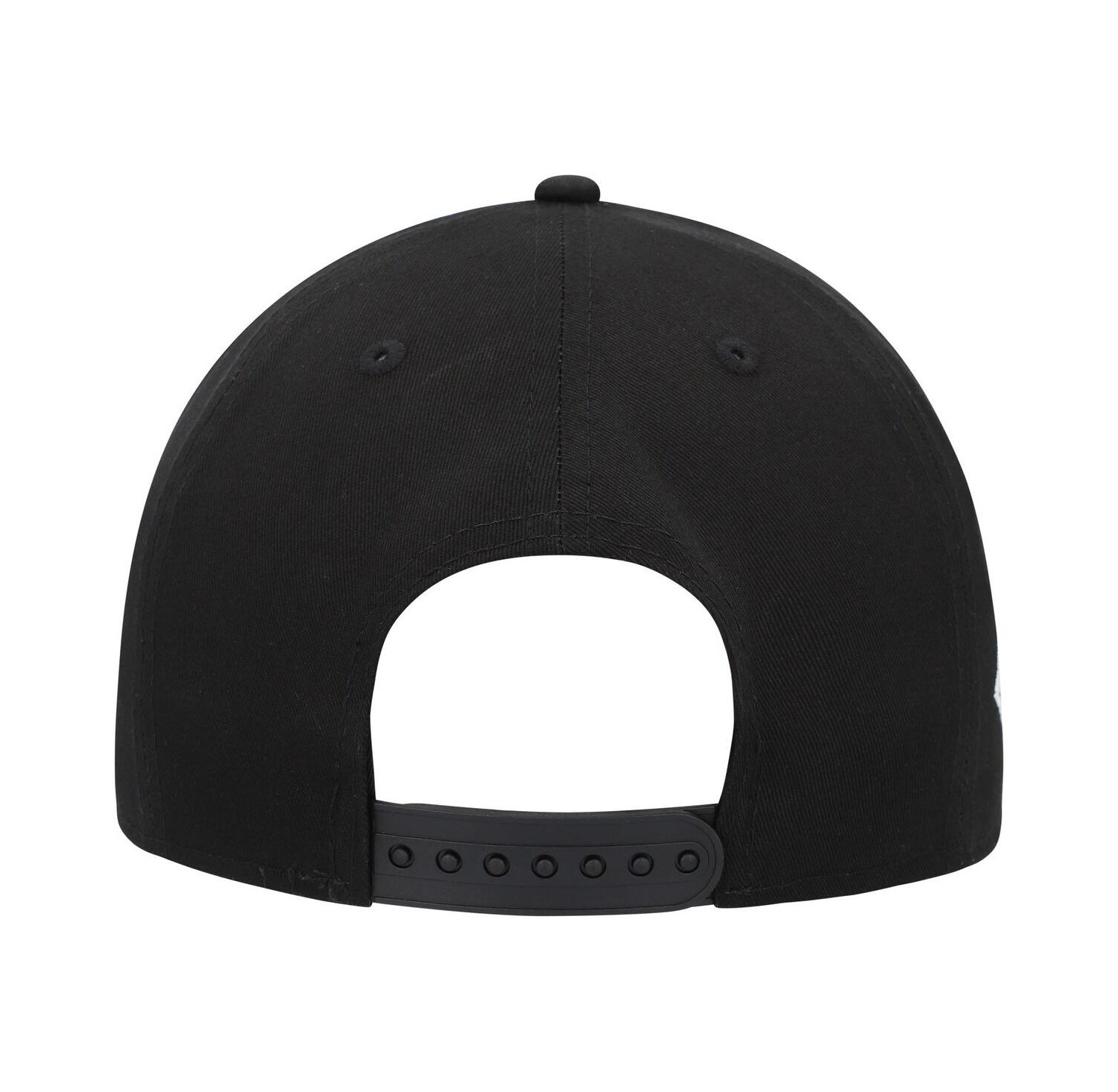 Men's Black, Scarlet NASCAR 9FORTY A-Frame Trucker Snapback Hat