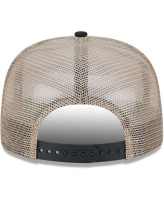 Men's White San Francisco Giants Chrome Camo A-Frame 9FIFTY Trucker Snapback Hat