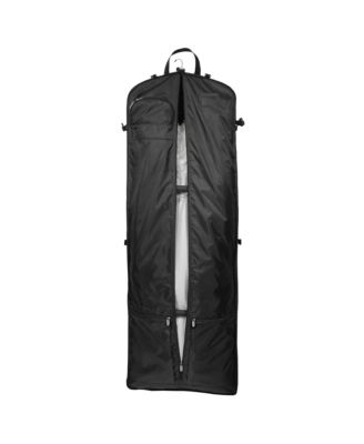 66" Premium Tri-Fold Carry On Destination Wedding Gown Travel Bag with Pockets and Bride Embroidery