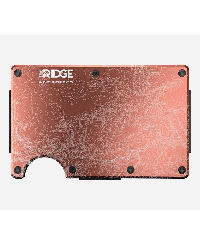 The Ridge Aluminum The Narrows Topographic Wallet - Macy's
