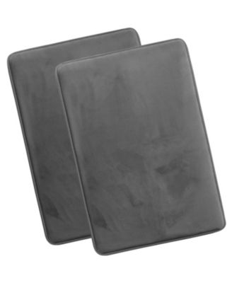 Non-Slip, Ultra Soft Plush, Memory Foam Bath Rug - Large 20"x32" - 2 Pack