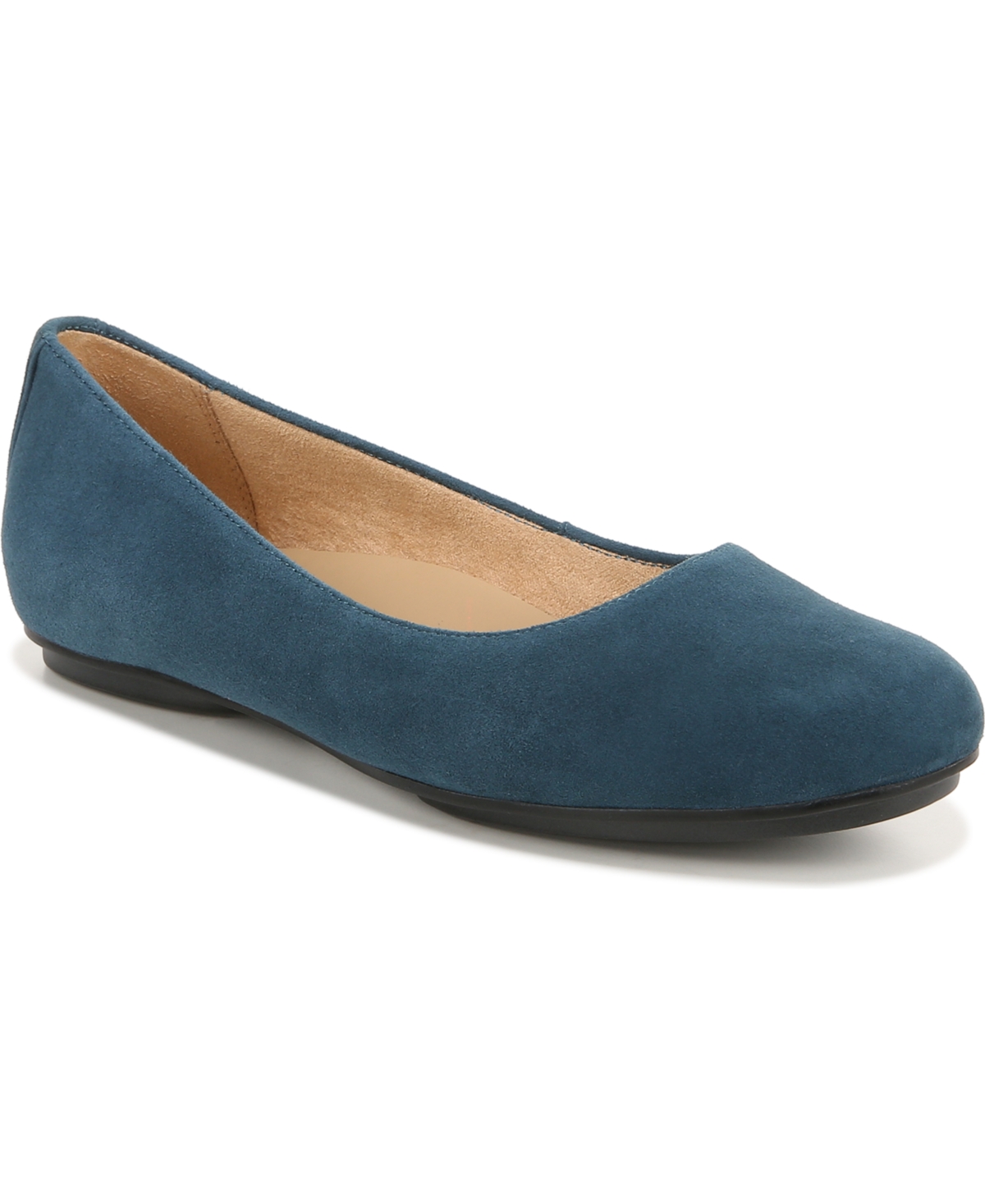 Shop Naturalizer Maxwell Flats In Ocean Blue Suede