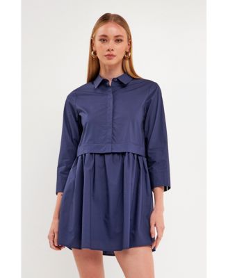 Women's Shirt Mini Dress