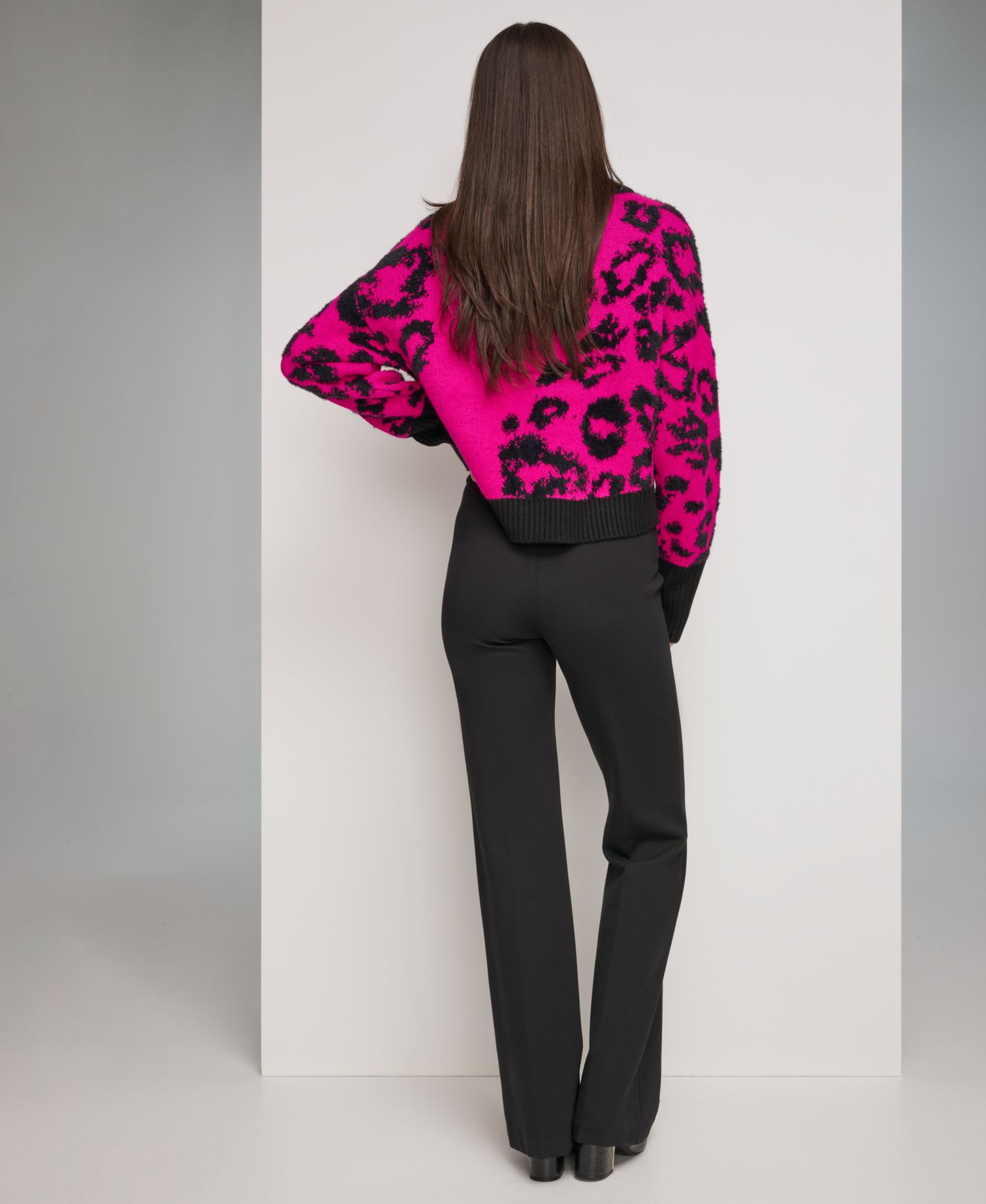 Polished High-Waist Wide-Leg Trousers