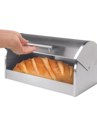 8.5&amp;quot; Bread Box with Tempered Glass Lid
