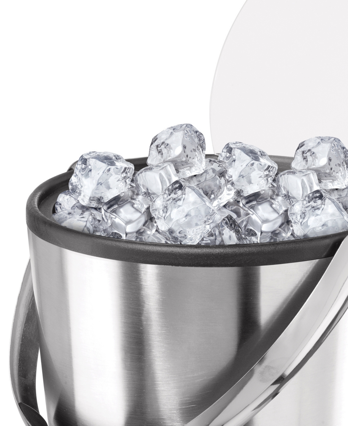 Oggi 3.8 Litre Ice Bucket with Flip Top Lid and Ice Scoop