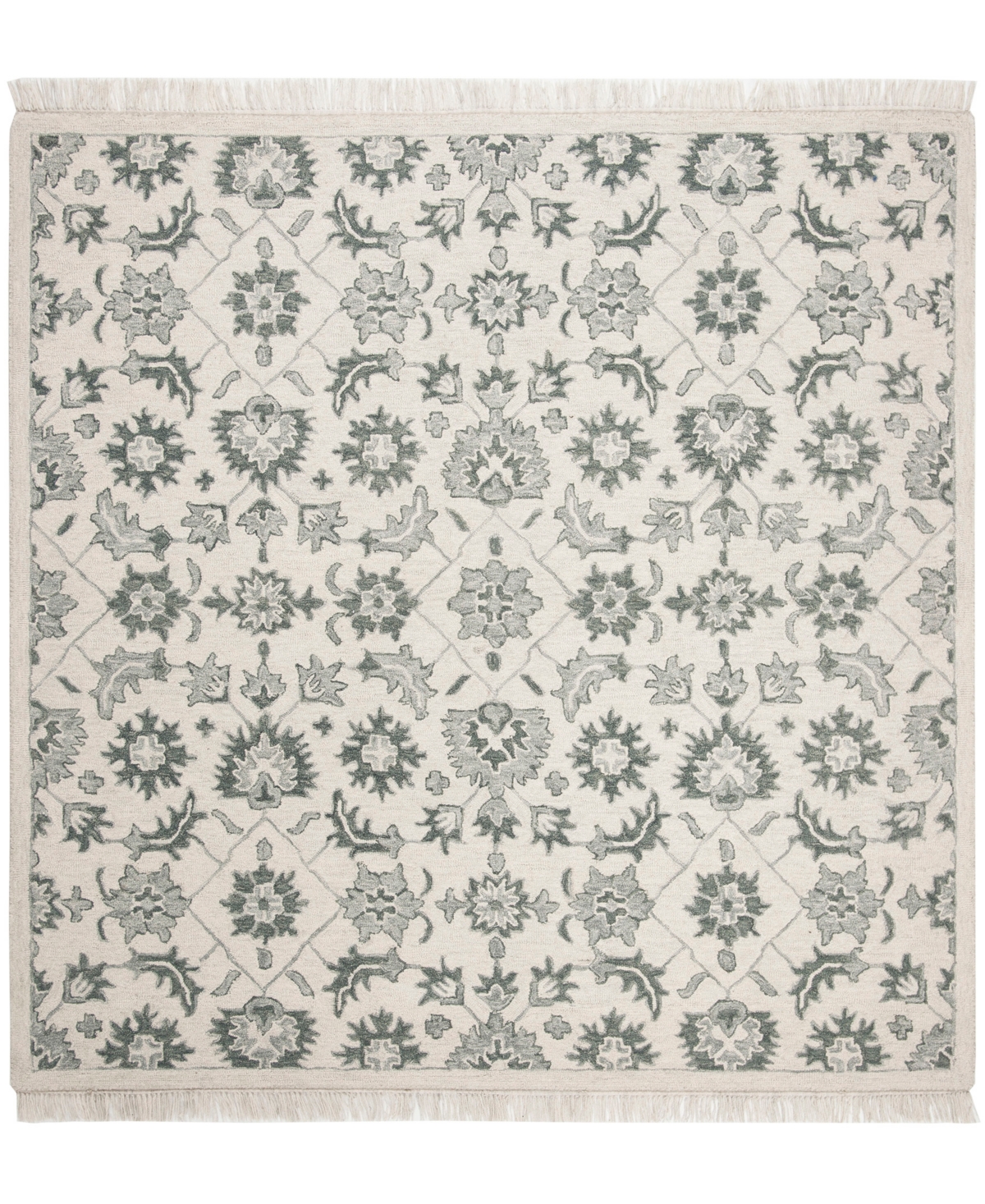 Safavieh Aurora APN321 7' x 7' Square Area Rug - Green, Gray