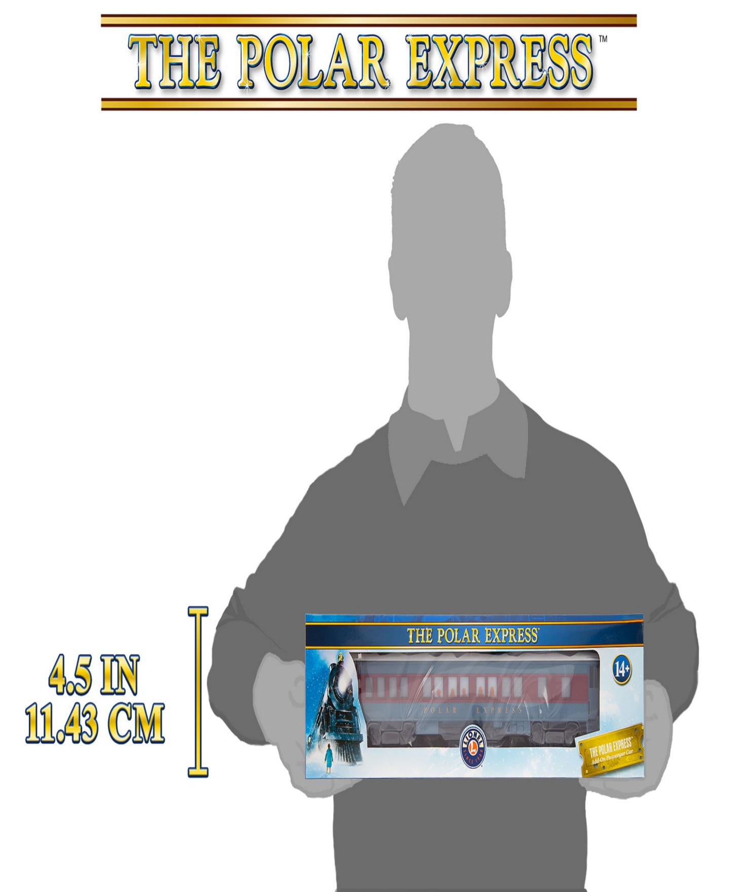 Детские игрушки Lionel O Gauge Polar Express Disappearing Hobo Figure Car — фото 11