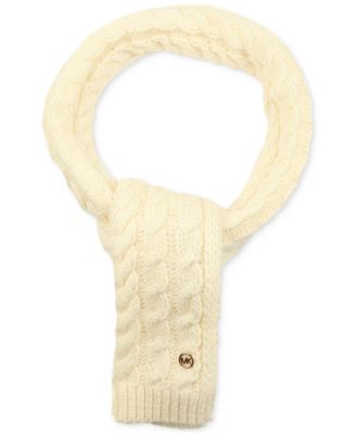 Women's Moving Cables Knit Scarf
