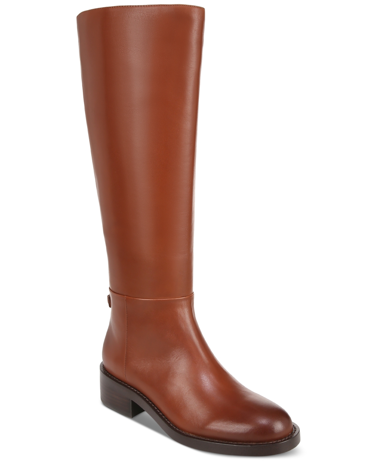 Women's Mable Wide Calf Tall Riding Boots - Rich Cognac