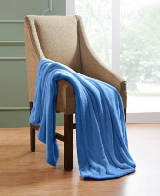 Wrinkle Resistant Plush Fleece Throw, 50" x 60"