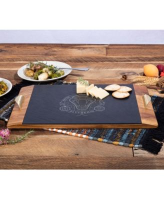 Harry Potter Slytherin Covina Acacia and Slate Charcuterie Board