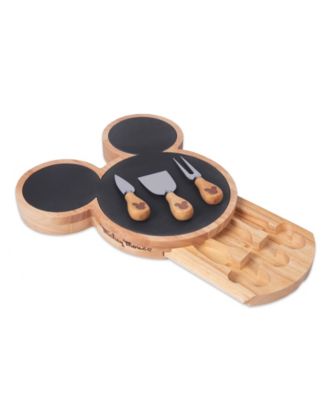 Disney's Mickey Mouse Slate Charcuterie Board with Cheese Knife Set