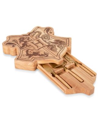 Harry Potter Hogwarts Crest Charcuterie Board with Tools