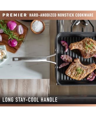 Calphalon Premier Hard-Anodized Nonstick 11" Square Grill Pan