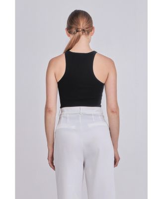 Women's Sleeveless Basic Knit Top