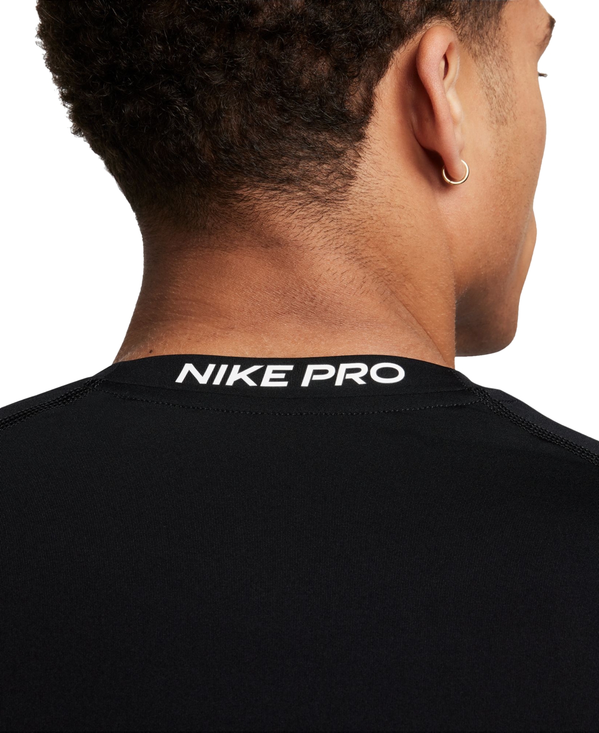 Nike Men's Pro Slim-Fit Dri-fit Long-Sleeve T-Shirt -white