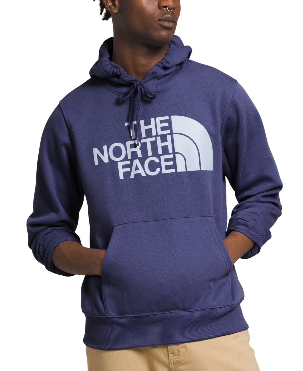 The North Face Men's Half Dome Logo Hoodie In Cave Blue