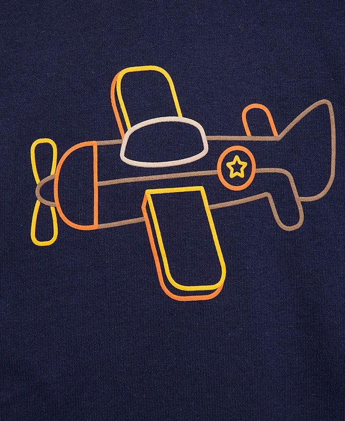 Little Me Baby Boys Aviator Jacket, Graphic TShirt and Pants, 3 Piece