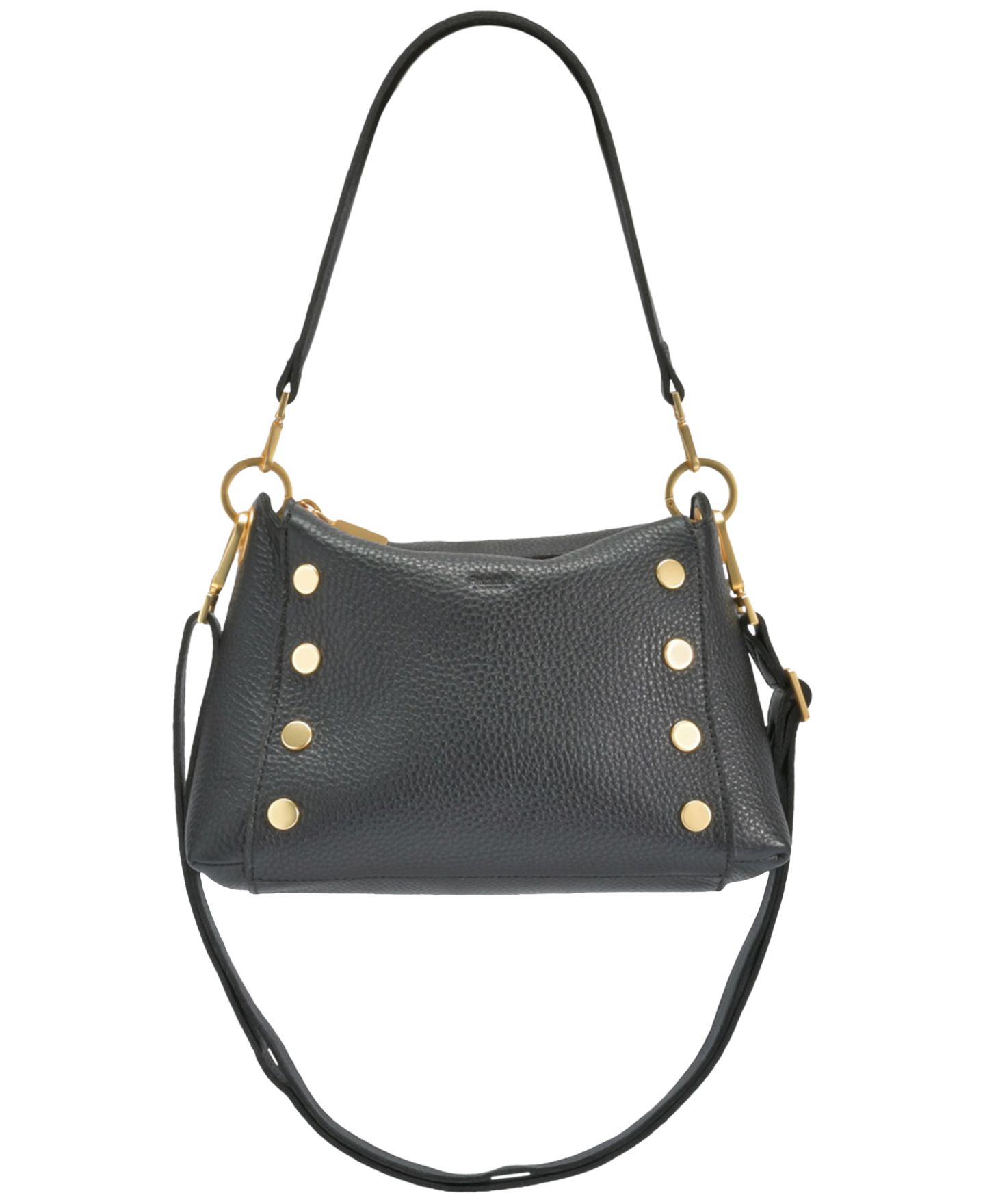 Женская сумка Hammitt Bryant Small Leather Shoulder Crossbody Handbag, цвет: Чёрный золотой красный — фото 2