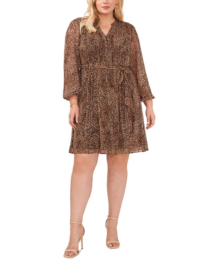 Leopard store dress macys