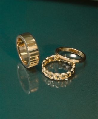 Chain Link Statement Ring in Gold Vermeil or Sterling Silver, Created for Macy's