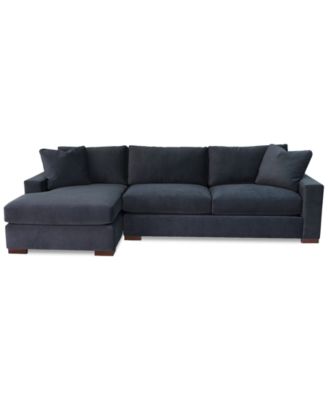 CLOSEOUT! Marristin 121" 2-Pc. Fabric Chaise Sectional, Created for Macy's