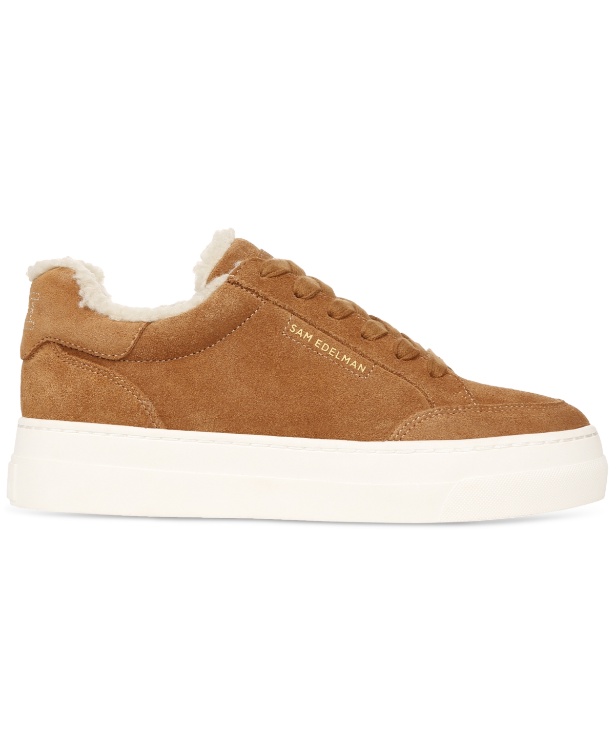 Sam Edelman Women's Wess Cozy Lace-Up Low-Top Sneakers