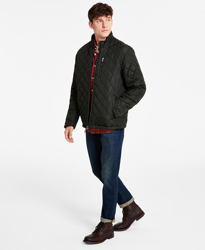 Hawke & Co. Men's Diamond Quilted Jacket, Created for Macy's - Macy's