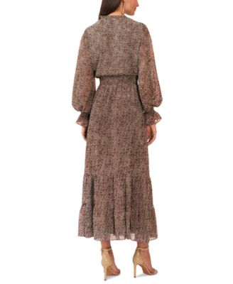 vince camuto women's long sleeve tiered maxi dress Long Sleeve Women's Dresses Vince Camuto Dresses Long Vince Camuto  Women's Smocked Tiered Maxi Dress Macy's