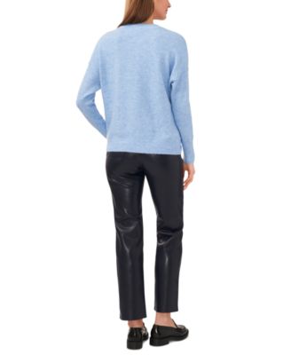 Women's Cozy Crewneck Long-Sleeve Extend-Shoulder Sweater