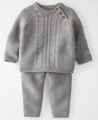 Carter's - Baby Cable-Knit Sweater and Pants, 2 Piece Set