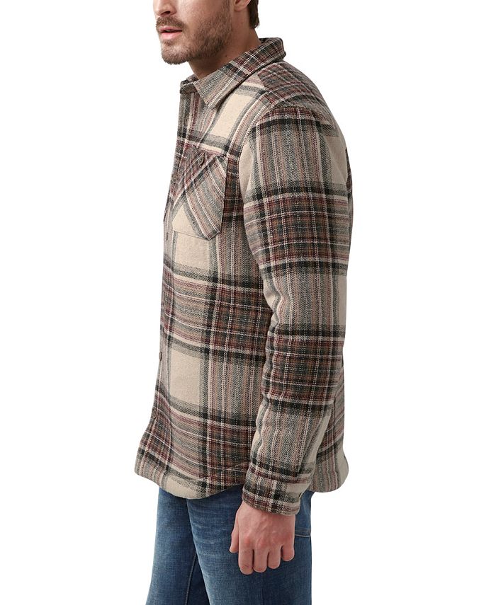 Buffalo David Bitton Buffalo Jeans Salto Utility Button-Up Shirt Jacket in Gray for Men