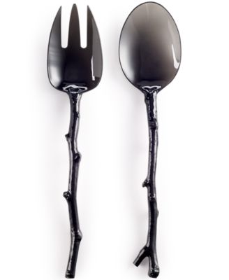 Michael Aram - MADHOUSE by  Black Salad Server Set