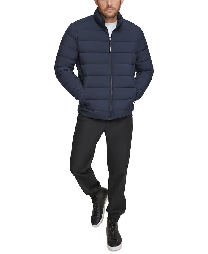 Calvin Klein Men's Quilted Infinite Stretch Water-Resistant Puffer Jacket -  Macy's