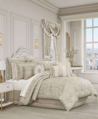 J Queen New York Lazlo Comforter Set Collection Bedding In Gold