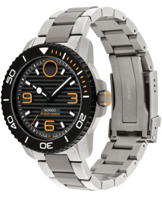 Men's Bold Titanium Sport Swiss Quartz Titanium Watch 45mm