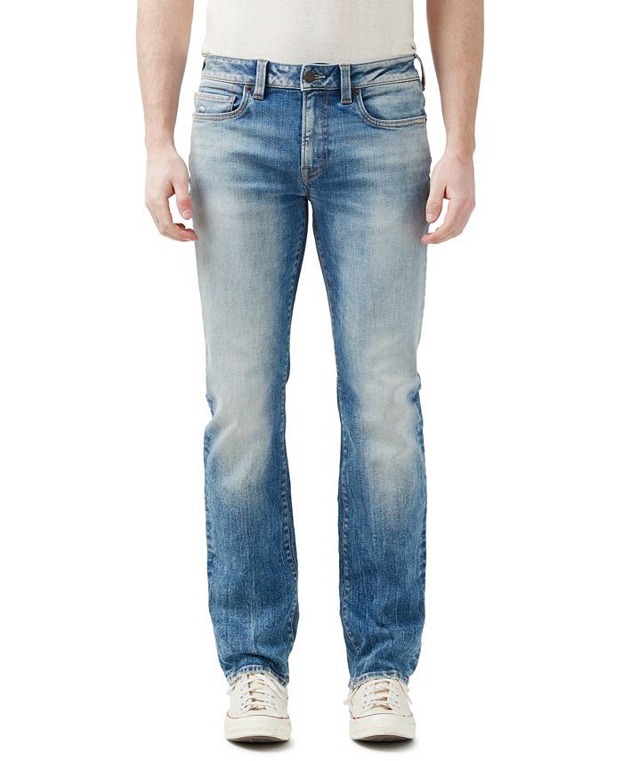 Buffalo David Bitton Men's Straight Six Veined and Contrasted Jeans ...
