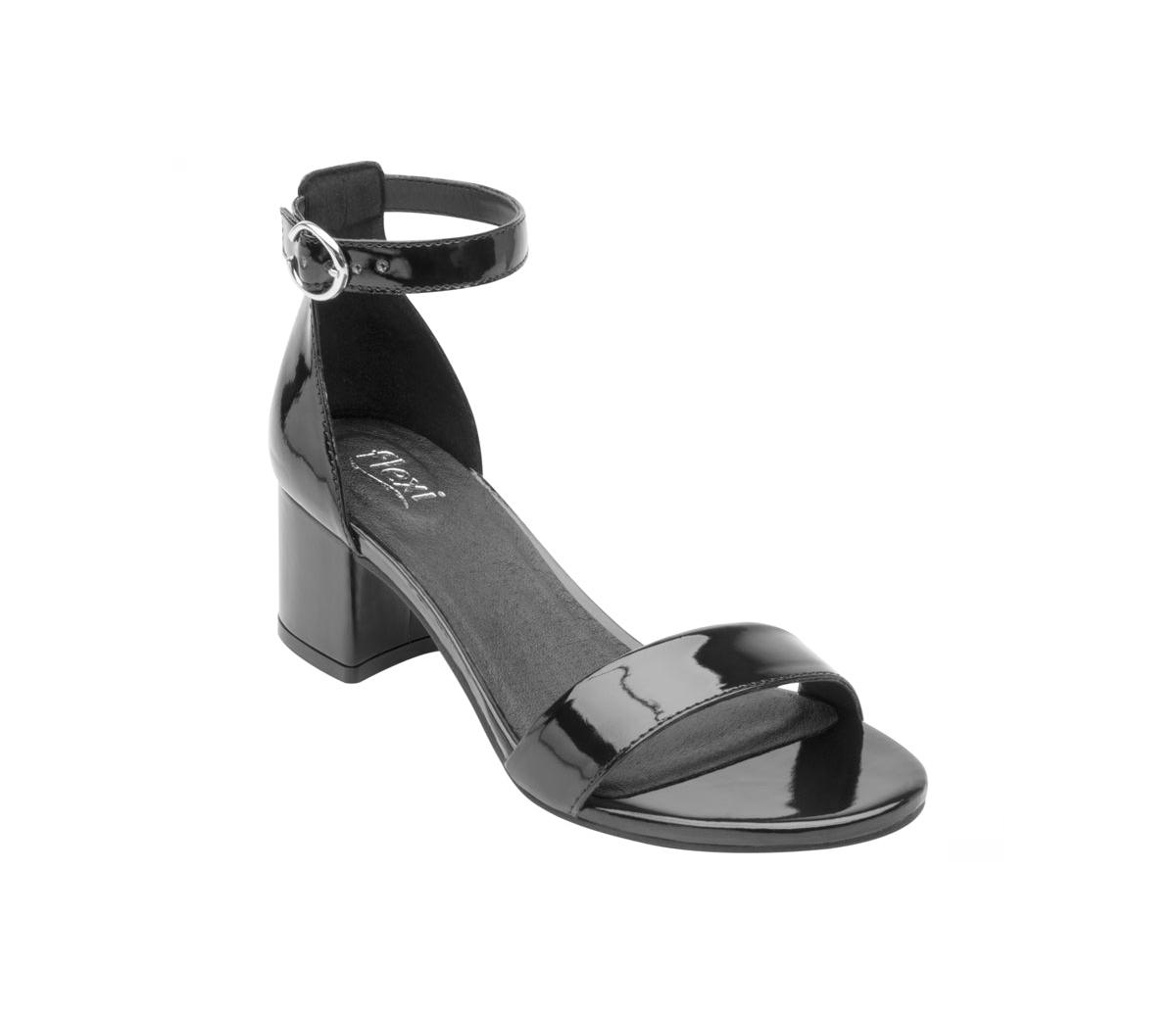 WomenÂ´s Leather Ankle Strap Dress Sandals By Flexi - White