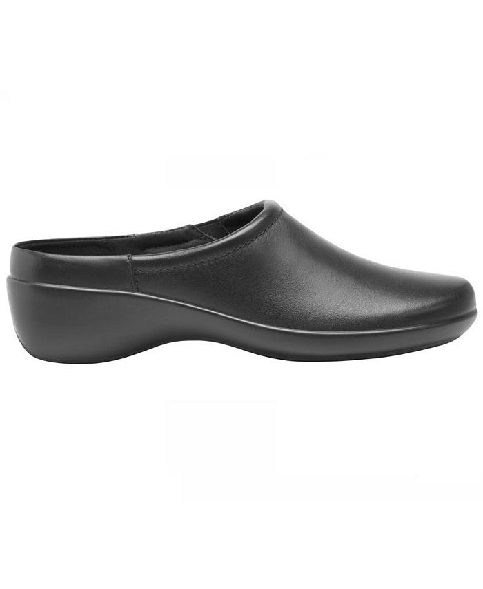 Flexi Women´s Black Leather Clogs By Flexi Macy's