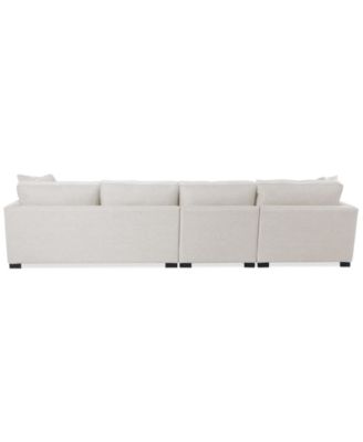 CLOSEOUT! Nightford 146" 3-Pc. Fabric Chaise Sectional, Created for Macy's