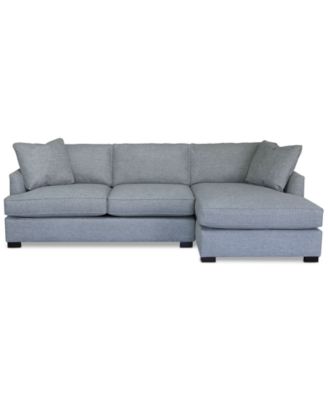 CLOSEOUT! Nightford 111" 2-Pc. Fabric Chaise Sectional, Created for Macy's