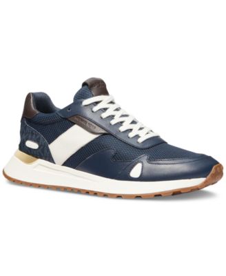Michael Kors - Men's Miles Mixed-Media Lace-Up Low-Top Sneakers